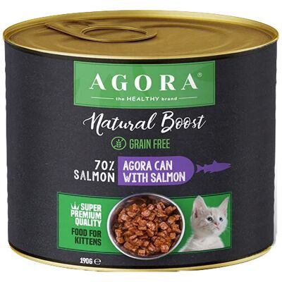 Agora Kitten Konzerv Macskáknak (Lazac) - 190 g Agora Kitten Konzerv Macskáknak (Lazac) - 190 g