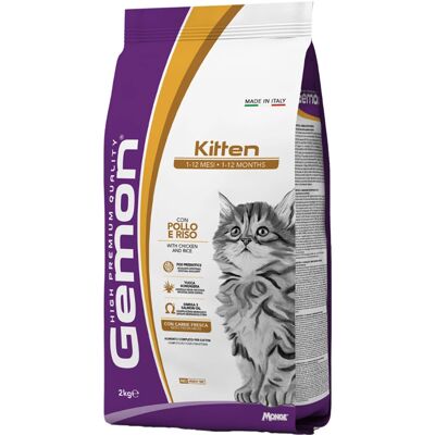 Gemon Kitten Csirke Rizs - Étrend növekvő kiscicáknak Gemon Kitten Csirke Rizs - Étrend növekvő kiscicáknak