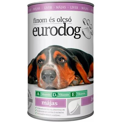 Euro Pet Euro Dog Konzerv Kutyáknak (Máj) - 1240 g Euro Pet Euro Dog Konzerv Kutyáknak (Máj) - 1240 g