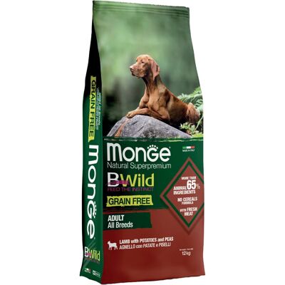Monge Bárány Gabonamentes Kutya - Minden Fajta - 2 x 12 kg Monge Bárány Gabonamentes Kutya - Minden Fajta - 2 x 12 kg