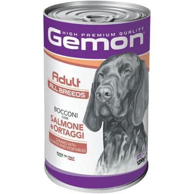 Gemon Adult Konzerv Kutyáknak (Lazac és Zöldségek) - 1250 g Gemon Adult Konzerv Kutyáknak (Lazac és Zöldségek) - 1250 g
