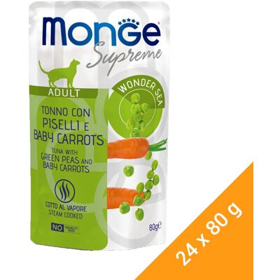Monge Tonhalas Borsó Sárgarépa Macskatáp - 80g Monge Tonhalas Borsó Sárgarépa Macskatáp - 80g