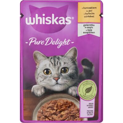 Whiskas Pure Delight Alutasakos Macskaeledel (Csirke) - 85 g Whiskas Pure Delight Alutasakos Macskaeledel (Csirke) - 85 g
