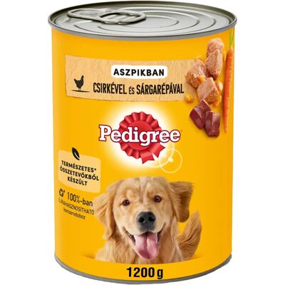 Pedigree Konzerv Kutyáknak (Csirke és Sárgarépa) - 1200 g Pedigree Konzerv Kutyáknak (Csirke és Sárgarépa) - 1200 g