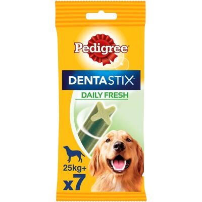Pedigree Dentastix Daily Fresh Large Fogápoló Jutalomfalat Kutyáknak (7 db) - 270 g Pedigree Dentastix Daily Fresh Large Fogápoló Jutalomfalat Kutyáknak (7 db) - 270 g