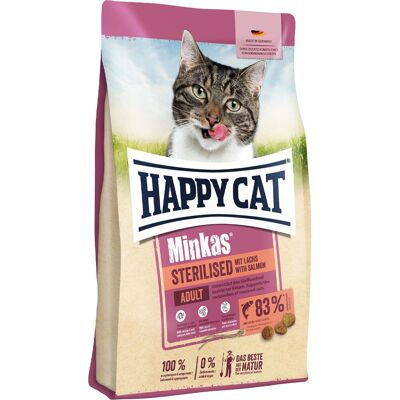 Happy Cat Minkas Sterilised Száraz Macskatáp (Lazac) - 10 kg Happy Cat Minkas Sterilised Száraz Macskatáp (Lazac) - 10 kg