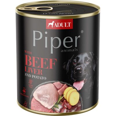 Piper Adult Gabonamentes Konzerv Kutyáknak (Marhamáj és Burgonya) - 800 g Piper Adult Gabonamentes Konzerv Kutyáknak (Marhamáj és Burgonya) - 800 g