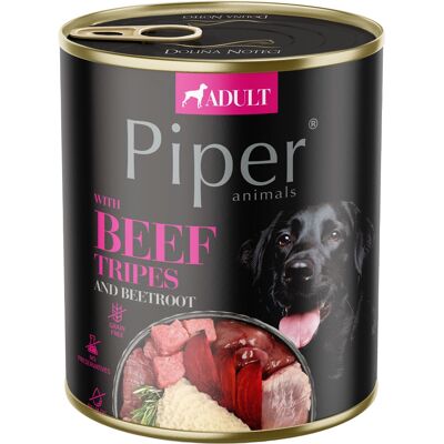 Piper Adult Gabonamentes Konzerv Kutyáknak (Pacal és Cékla) - 800 g Piper Adult Gabonamentes Konzerv Kutyáknak (Pacal és Cékla) - 800 g