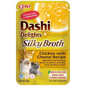 Dashi Delights Selymes húsleves Csirke és Sajt - 40g Dashi Delights Selymes húsleves Csirke és Sajt - 40g