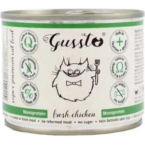 GUSSTO Cat Fresh Chicken - Nedves macskaeledel 12x200g GUSSTO Cat Fresh Chicken - Nedves macskaeledel 12x200g