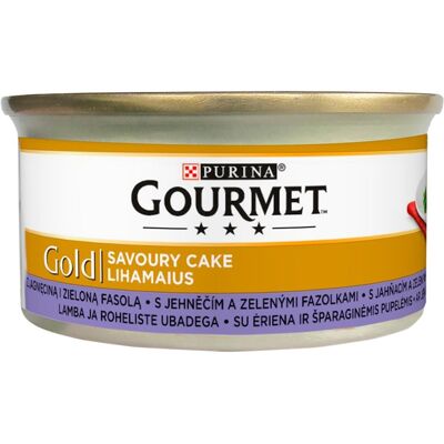 GOURMET Gold Savoury Cake Bárányhússal és zöldbabbal 85 g GOURMET Gold Savoury Cake Bárányhússal és zöldbabbal 85 g