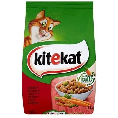 KITEKAT Macskaeledel - Marhahús & Zöldségek - 300g KITEKAT Macskaeledel - Marhahús & Zöldségek - 300g
