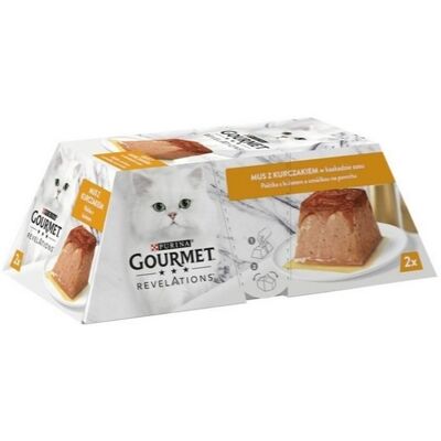 GOURMET REVELATIONS Csirke mousse macskáknak 2 x 57 g GOURMET REVELATIONS Csirke mousse macskáknak 2 x 57 g