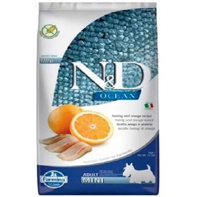 Farmina N&D Ocean Mini Herring & Orange Kutyaeledel Farmina N&D Ocean Mini Herring & Orange Kutyaeledel