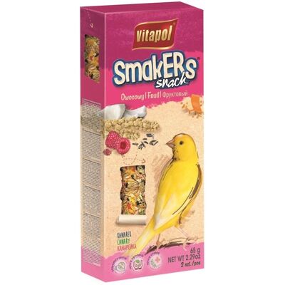 VITAPOL Smakers kanárinak, gyümölcsös 2 db-csomag VITAPOL Smakers kanárinak, gyümölcsös 2 db-csomag