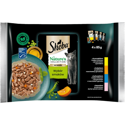 Sheba Nature’s Collection Lazac & Csirke - Macskaeledel Sheba Nature’s Collection Lazac & Csirke - Macskaeledel