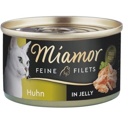Miamor Fine Fileter gelé-ben - Macskatáp - 24 x 100 g Miamor Fine Fileter gelé-ben - Macskatáp - 24 x 100 g