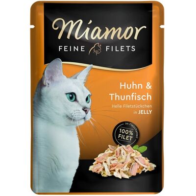 MIAMOR Feine Filets csirke és tonhal tasak 100 g MIAMOR Feine Filets csirke és tonhal tasak 100 g