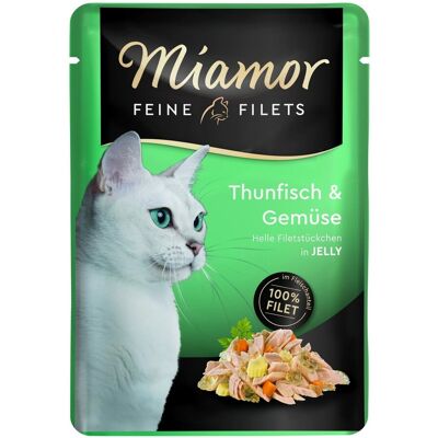 MIAMOR Feine Filets tonhal zöldségekkel tasak 100 g MIAMOR Feine Filets tonhal zöldségekkel tasak 100 g