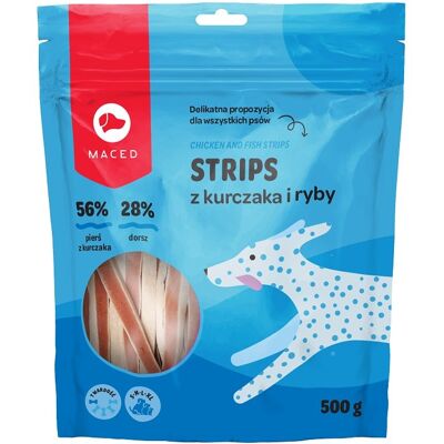 MACED Strips csirke és hal 500 g MACED Strips csirke és hal 500 g