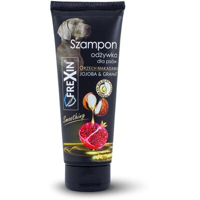FREXIN Sampon + kondicionáló 2 az 1-ben kutyáknak - jojoba és gránátalma 220 g FREXIN Sampon + kondicionáló 2 az 1-ben kutyáknak - jojoba és gránátalma 220 g