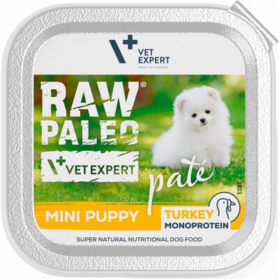 VETEXPERT RAW PALEO Pate Puppy Mini Turkey 150 g VETEXPERT RAW PALEO Pate Puppy Mini Turkey 150 g