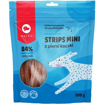 FERMACELL - Maced Mini kacsacsíkok - Kutya jutalom - 500g FERMACELL - Maced Mini kacsacsíkok - Kutya jutalom - 500g