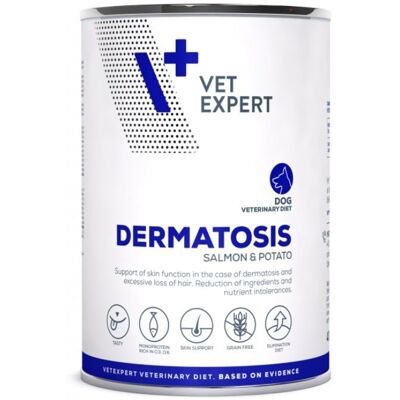 VETEXPERT VET EXPERT Veterinary Diet Dog Dermatosis Salmon&Potato 400 g VETEXPERT VET EXPERT Veterinary Diet Dog Dermatosis Salmon&Potato 400 g