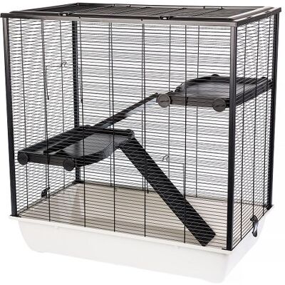 INTERZOO Frodo + Műanyag Rágcsáló Kita - 78cm, Meleg Szürke, Könnyen Tisztítható INTERZOO Frodo + Műanyag Rágcsáló Kita - 78cm, Meleg Szürke, Könnyen Tisztítható