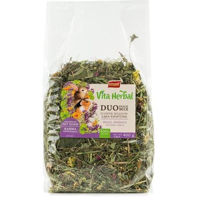 VITAPOL Vita Herbal Duo Snack virágos rét rágcsálók és nyulak számára 400 g VITAPOL Vita Herbal Duo Snack virágos rét rágcsálók és nyulak számára 400 g