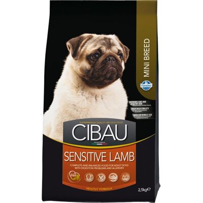 FARMINA Cibau Sensitive Lamb MINI - Érzékeny gyomrú kutyaeledel - 2,5kg FARMINA Cibau Sensitive Lamb MINI - Érzékeny gyomrú kutyaeledel - 2,5kg