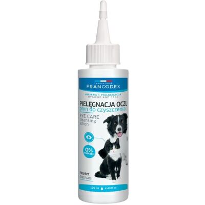 FRANCODEX Szemtisztító folyadék kutyáknak és macskáknak 125 ml FRANCODEX Szemtisztító folyadék kutyáknak és macskáknak 125 ml