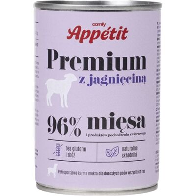 COMFY APPETIT PREMIUM Bárány kutyaeledel - Természetes, Gluténmentes COMFY APPETIT PREMIUM Bárány kutyaeledel - Természetes, Gluténmentes