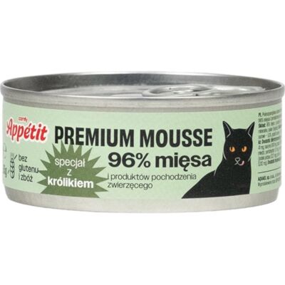 COMFY APPETIT PREMIUM Mousse nyúllal macskák számára 85 g COMFY APPETIT PREMIUM Mousse nyúllal macskák számára 85 g