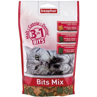 BEAPHAR Bits mix 150 g macskaeledel 3 az 1-ben BEAPHAR Bits mix 150 g macskaeledel 3 az 1-ben
