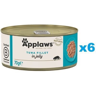 APPLAWS Cat Tonhal zselében 6x70g APPLAWS Cat Tonhal zselében 6x70g