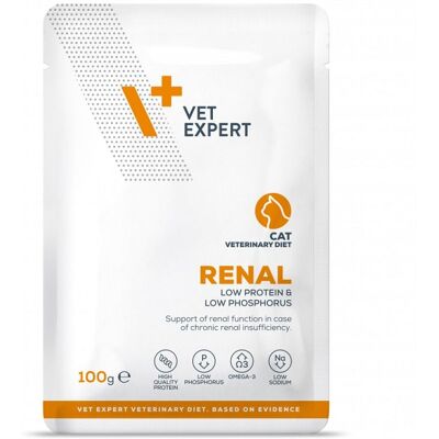 VETEXPERT VET EXPERT Veterinary Diet Cat Renal pouch 100g VETEXPERT VET EXPERT Veterinary Diet Cat Renal pouch 100g