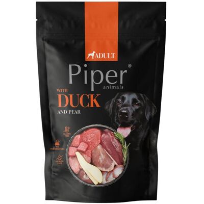 PIPER kacsával és körtével tasakos 500g nedves kutyaeledelben PIPER kacsával és körtével tasakos 500g nedves kutyaeledelben