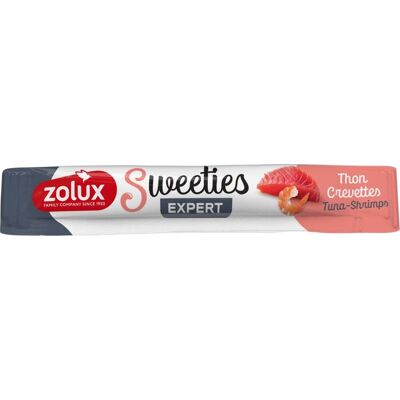 ZOLUX Krémes finomság macskáknak tonhallal és garnélarákkal SWEETIES with tuna and shrimp 14 g ZOLUX Krémes finomság macskáknak tonhallal és garnélarákkal SWEETIES with tuna and shrimp 14 g