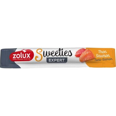 ZOLUX Krémes finomság macskáknak tonhal és lazaccal SWEETIES with tuna and salmon 14 g ZOLUX Krémes finomság macskáknak tonhal és lazaccal SWEETIES with tuna and salmon 14 g