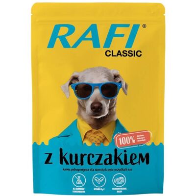 RAFI Classic csirkés nedves eledel kutyáknak 400g RAFI Classic csirkés nedves eledel kutyáknak 400g