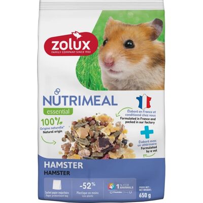 ZOLUX NUTRIMEAL Humster keverék táplálék hörcsögöknek 650g ZOLUX NUTRIMEAL Humster keverék táplálék hörcsögöknek 650g
