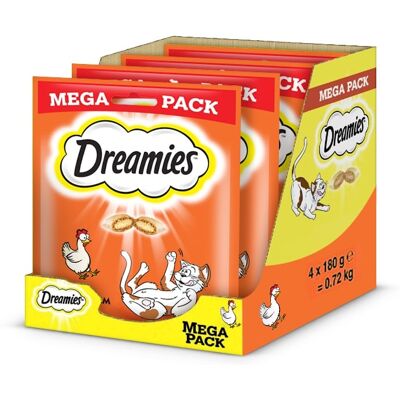 Dreamies Macskasütemény csirke - Mega Pack - Ropogós nasi Dreamies Macskasütemény csirke - Mega Pack - Ropogós nasi