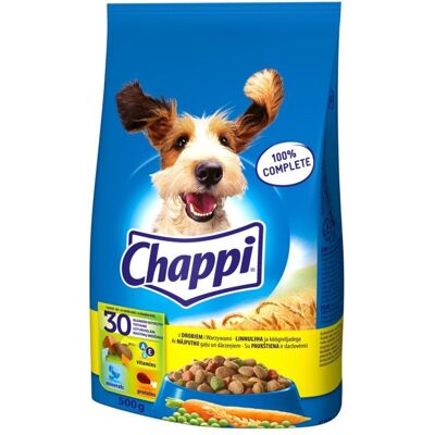 CHAPPI 500 g száraz kutyatáp baromfival és zöldségekkel CHAPPI 500 g száraz kutyatáp baromfival és zöldségekkel