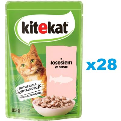KITEKAT Lázac a Szószban 85g Felnőtt Macskáknak KITEKAT Lázac a Szószban 85g Felnőtt Macskáknak