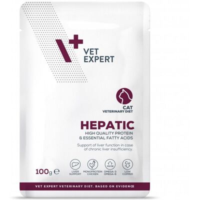 VETEXPERT VET EXPERT Veterinary Diet Cat Hepatic pouch 100 g VETEXPERT VET EXPERT Veterinary Diet Cat Hepatic pouch 100 g