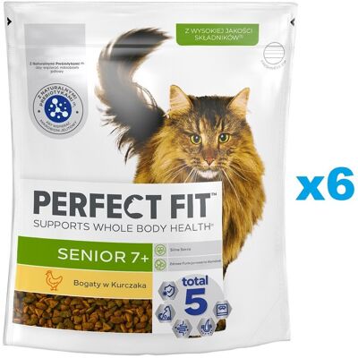 Perfect Fit Senior 7+ Csirke - Macskaeledel Perfect Fit Senior 7+ Csirke - Macskaeledel