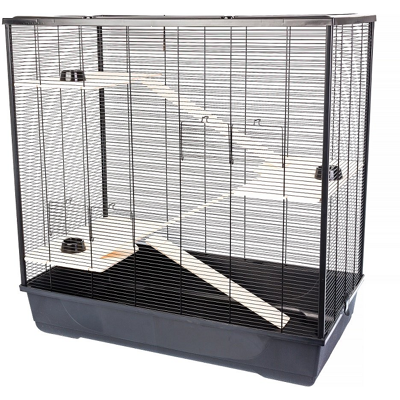 INTERZOO Davis + Wood Ketrec - 100cm, fekete, tágas, könnyen összeszerelhető INTERZOO Davis + Wood Ketrec - 100cm, fekete, tágas, könnyen összeszerelhető