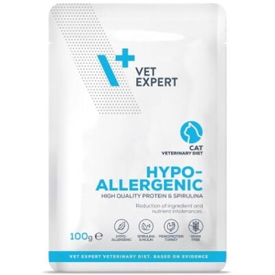 VETEXPERT VET EXPERT Veterinary Diet Cat Hypoallergenic Turkey pouch 100g VETEXPERT VET EXPERT Veterinary Diet Cat Hypoallergenic Turkey pouch 100g