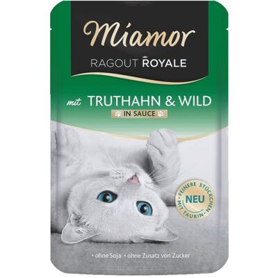 MIAMOR RAGOUT ROYALE Pulyka és szarvashús mártásban 100 g MIAMOR RAGOUT ROYALE Pulyka és szarvashús mártásban 100 g